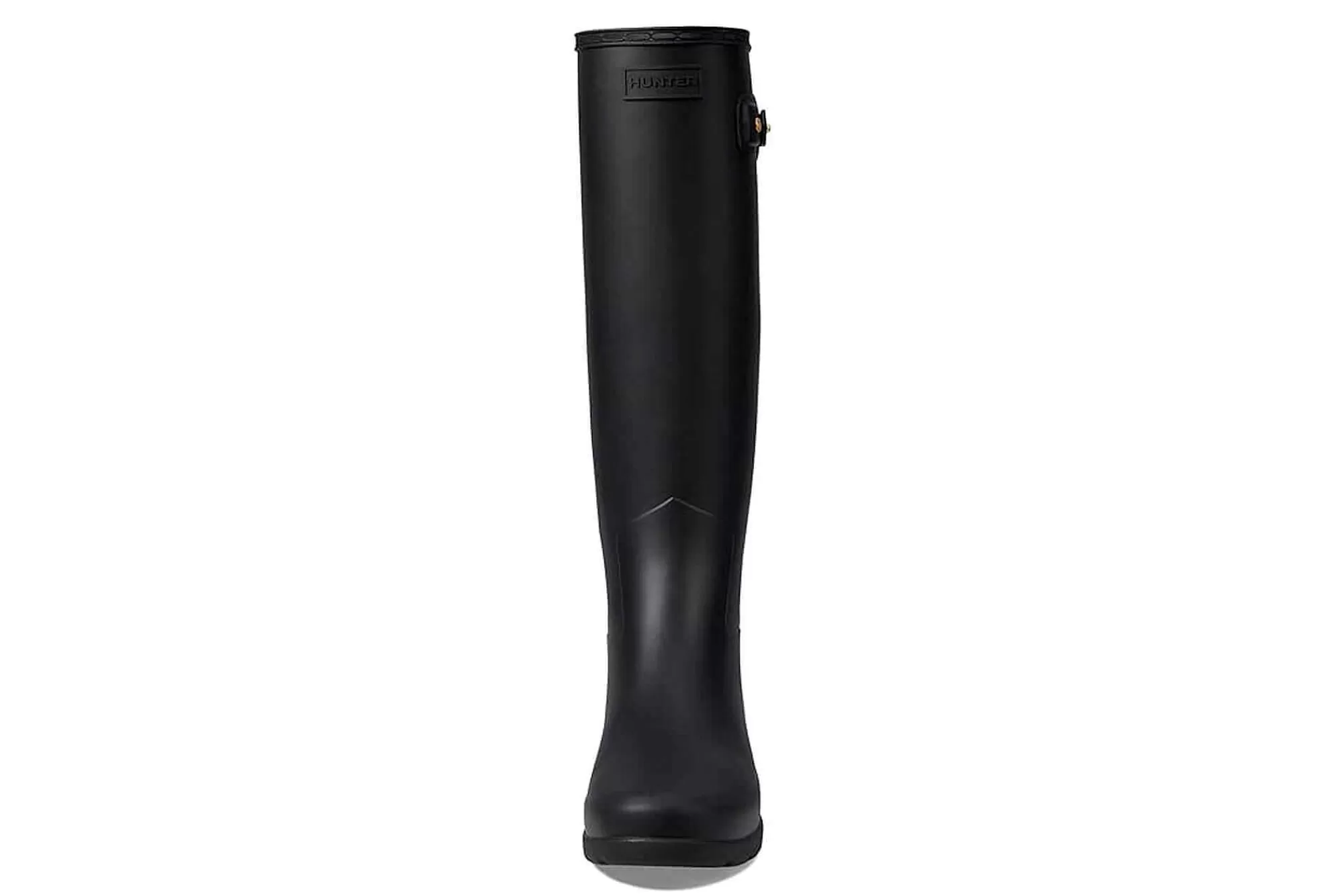 Discount Botas De Agua Refined Tall Gears On Eyelet Buckle Black Mujer Botas De Agua