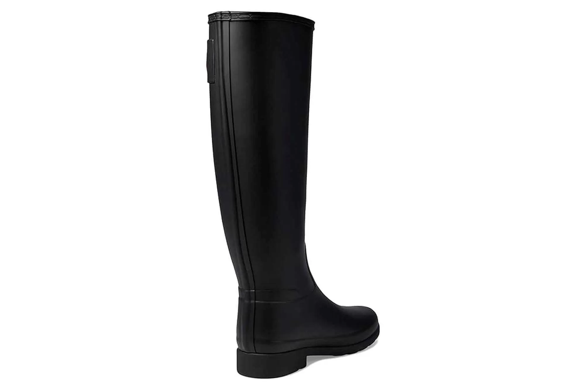 Discount Botas De Agua Refined Tall Gears On Eyelet Buckle Black Mujer Botas De Agua