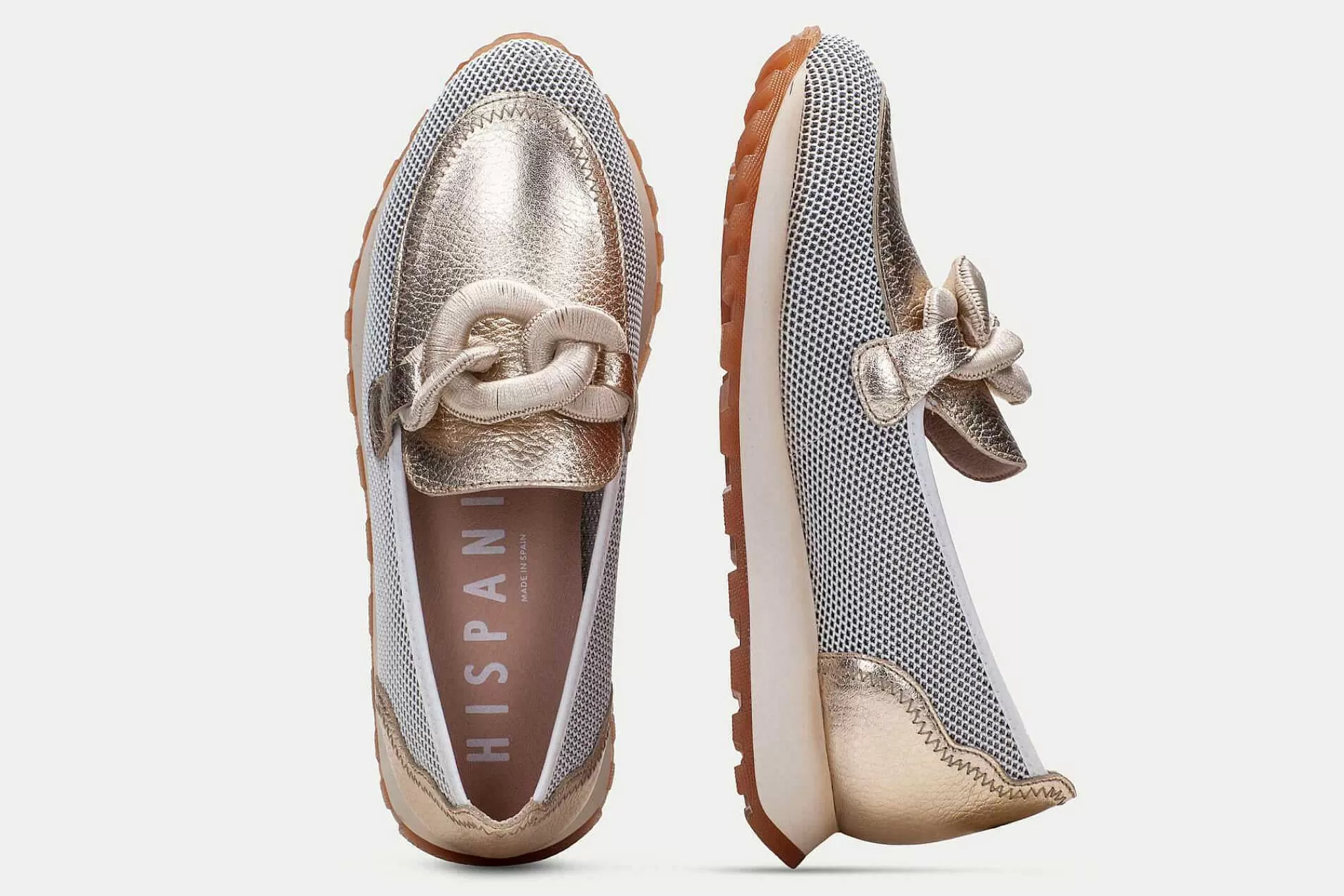 Store Mocasines De Cuna Loira Mujer Mocasines