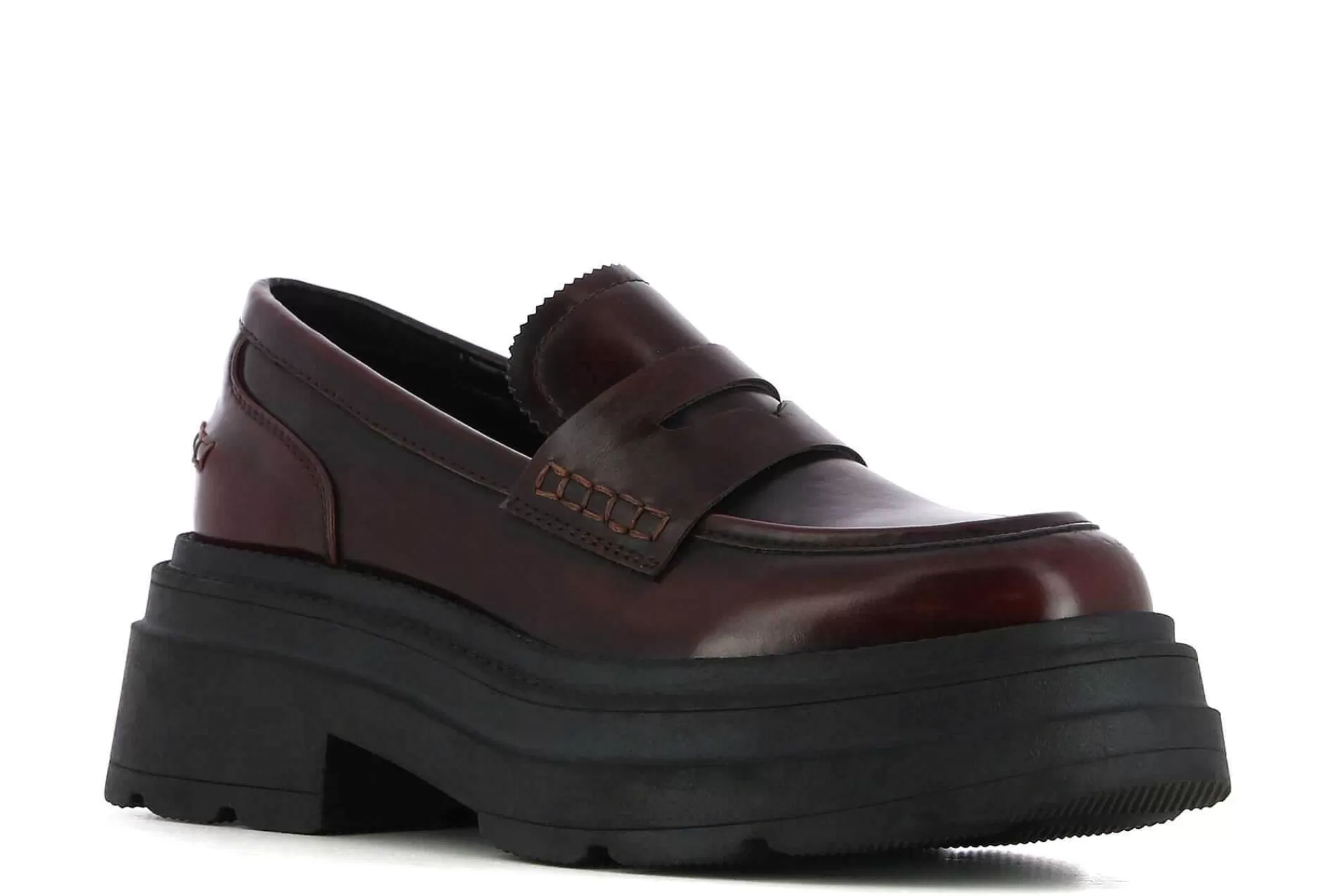 Store Mocasines De Plataforma School Mujer Mocasines