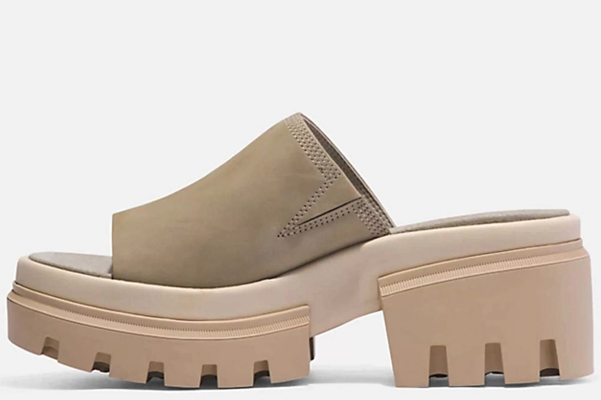 New Mules De Tacon Everleigh Slide Sandal Mujer Zuecos Y Mules