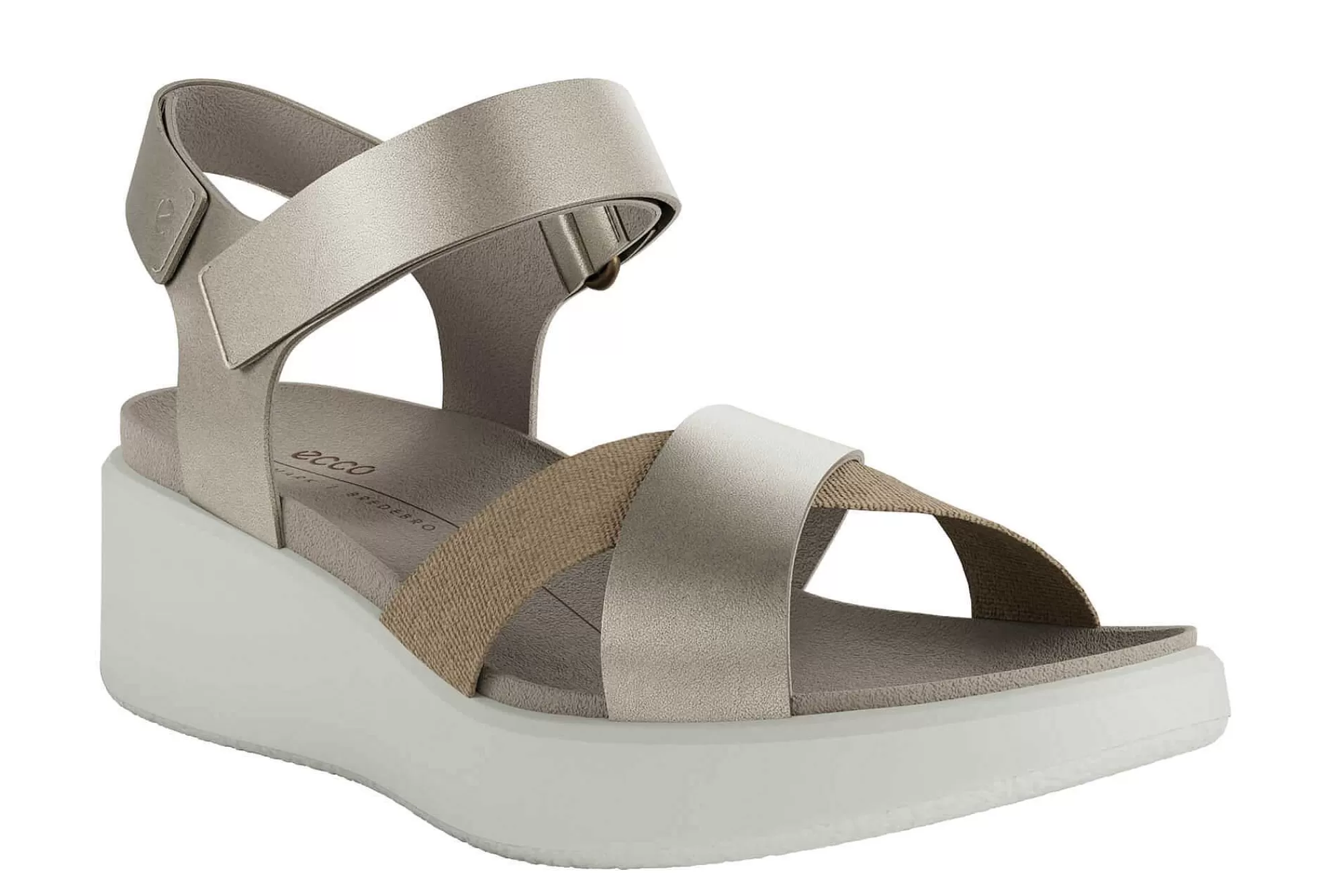 Outlet Sandalias De Cuna Flowt W Wedge Lx Cr Lea Mujer Sandalias