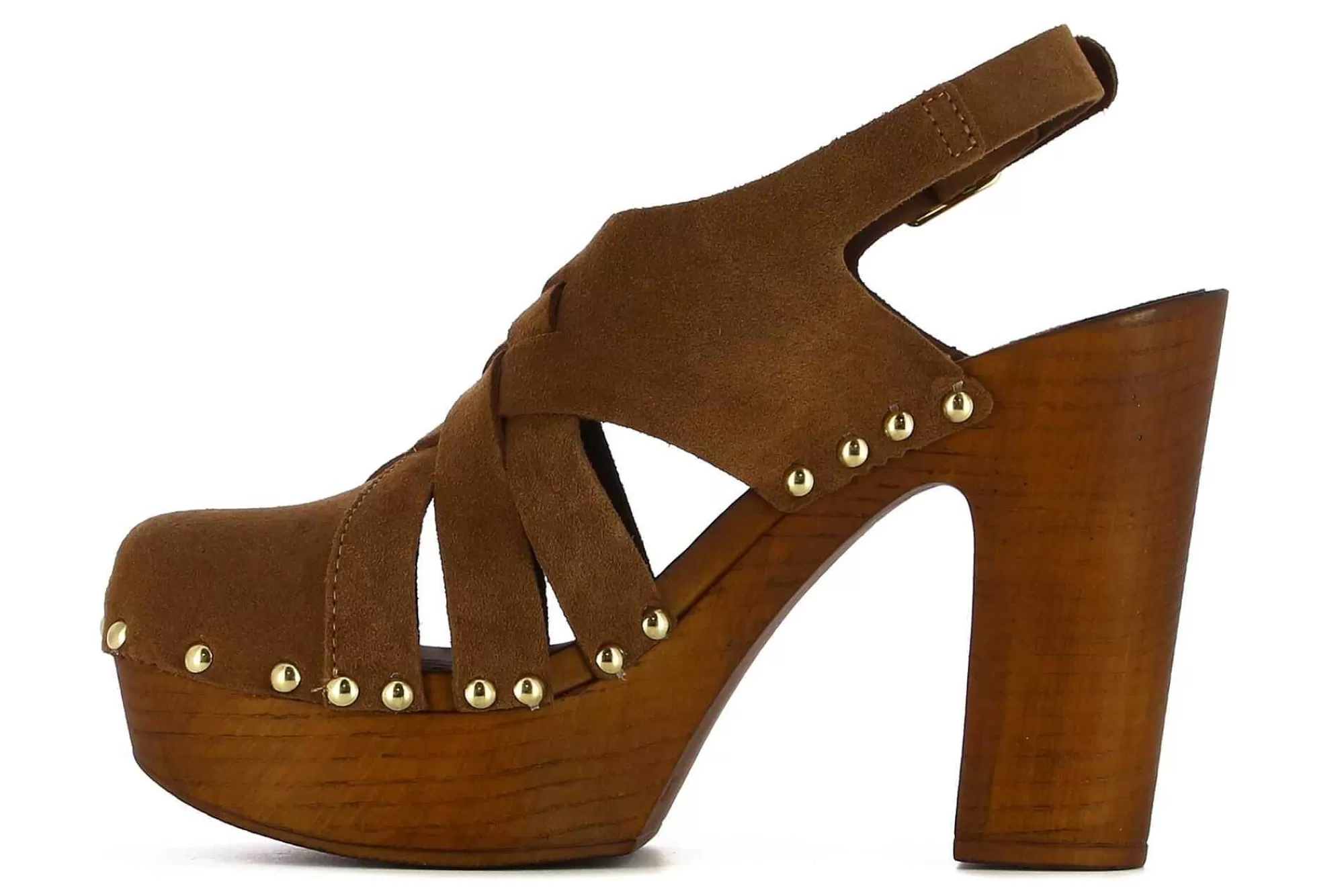 Clearance Sandalias De Tacon Malvarrosa Mujer Sandalias