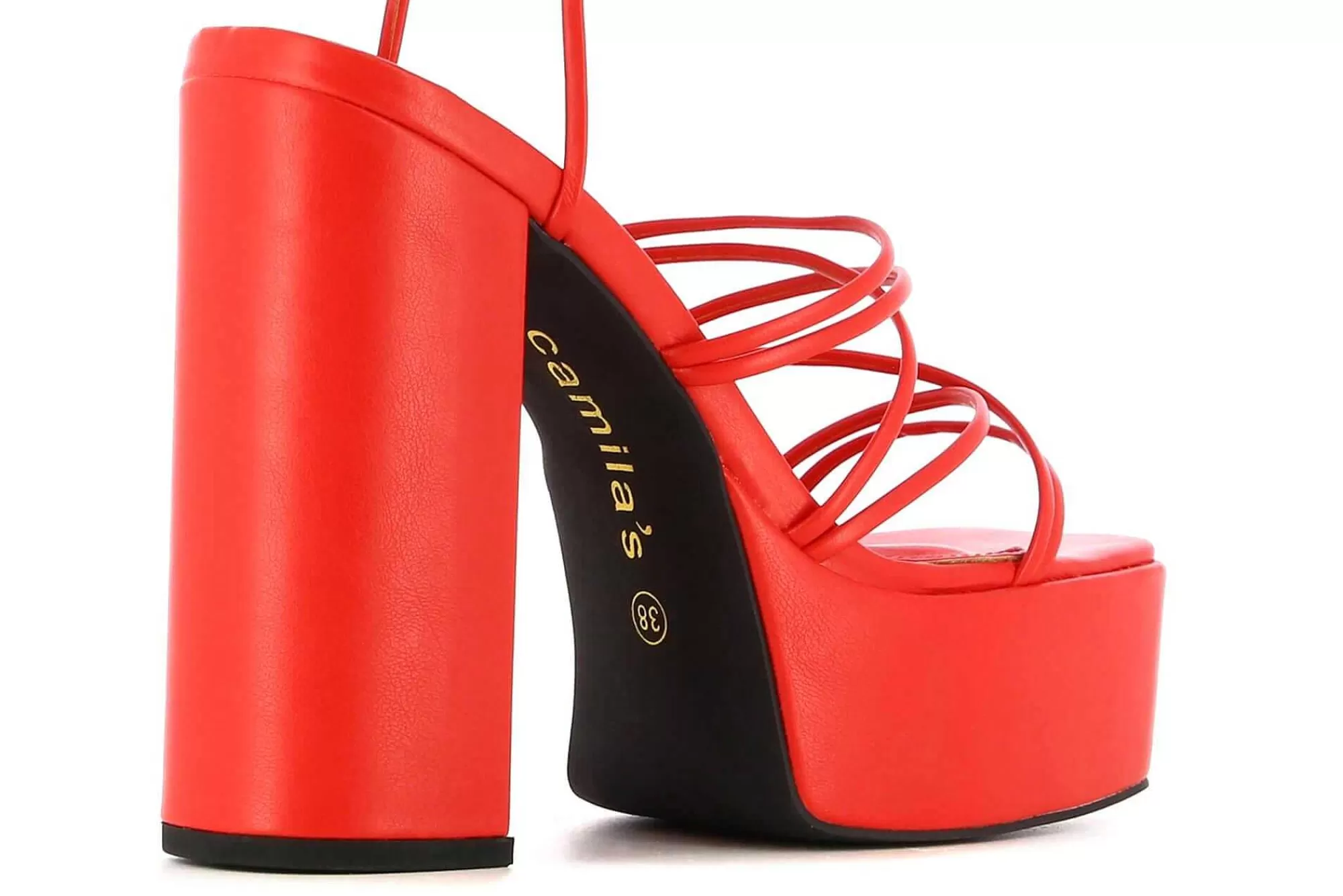 Shop Sandalias De Tacon Mine Mujer Sandalias