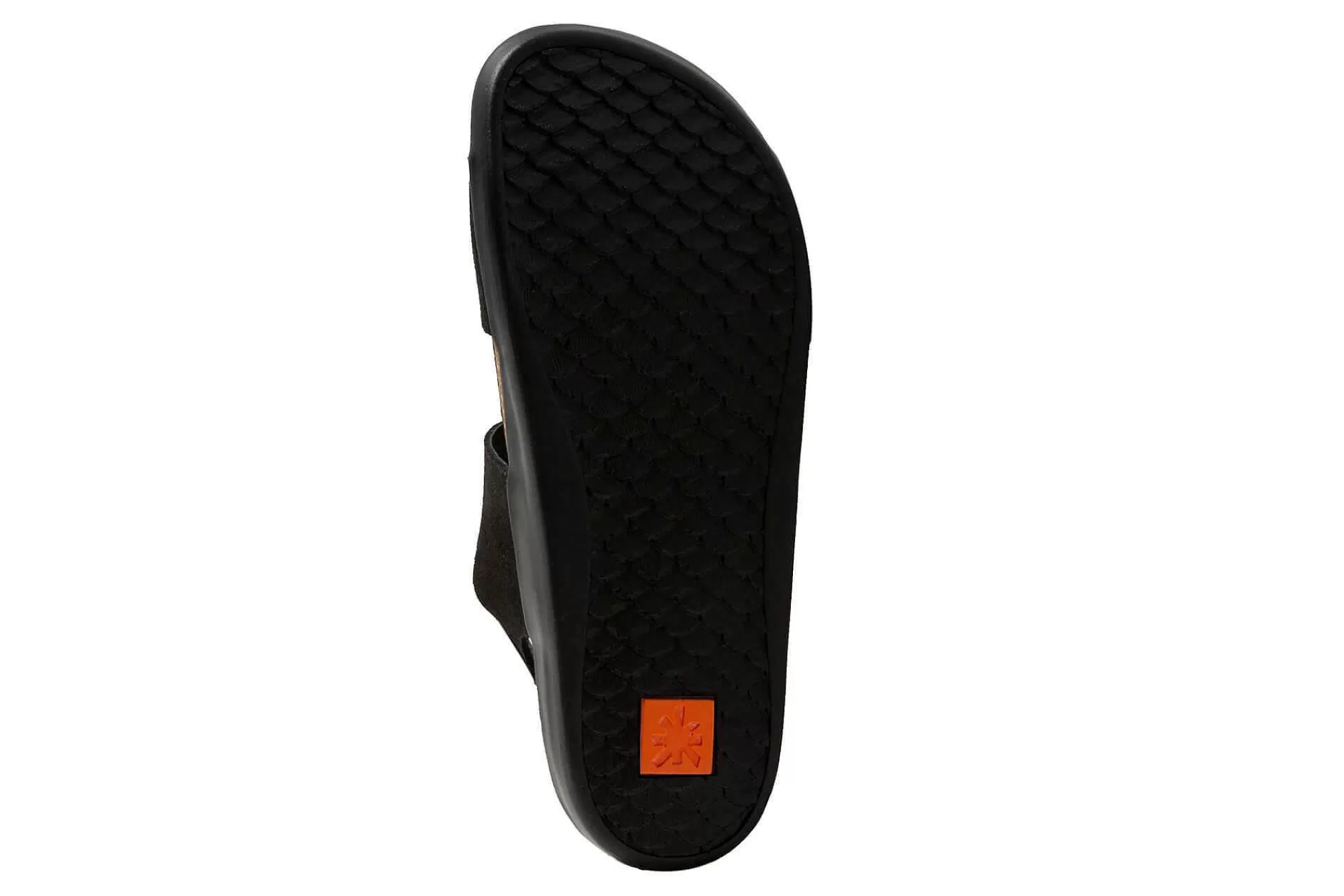 New Sandalias Planas 1386/Skin Back Black Mujer Sandalias
