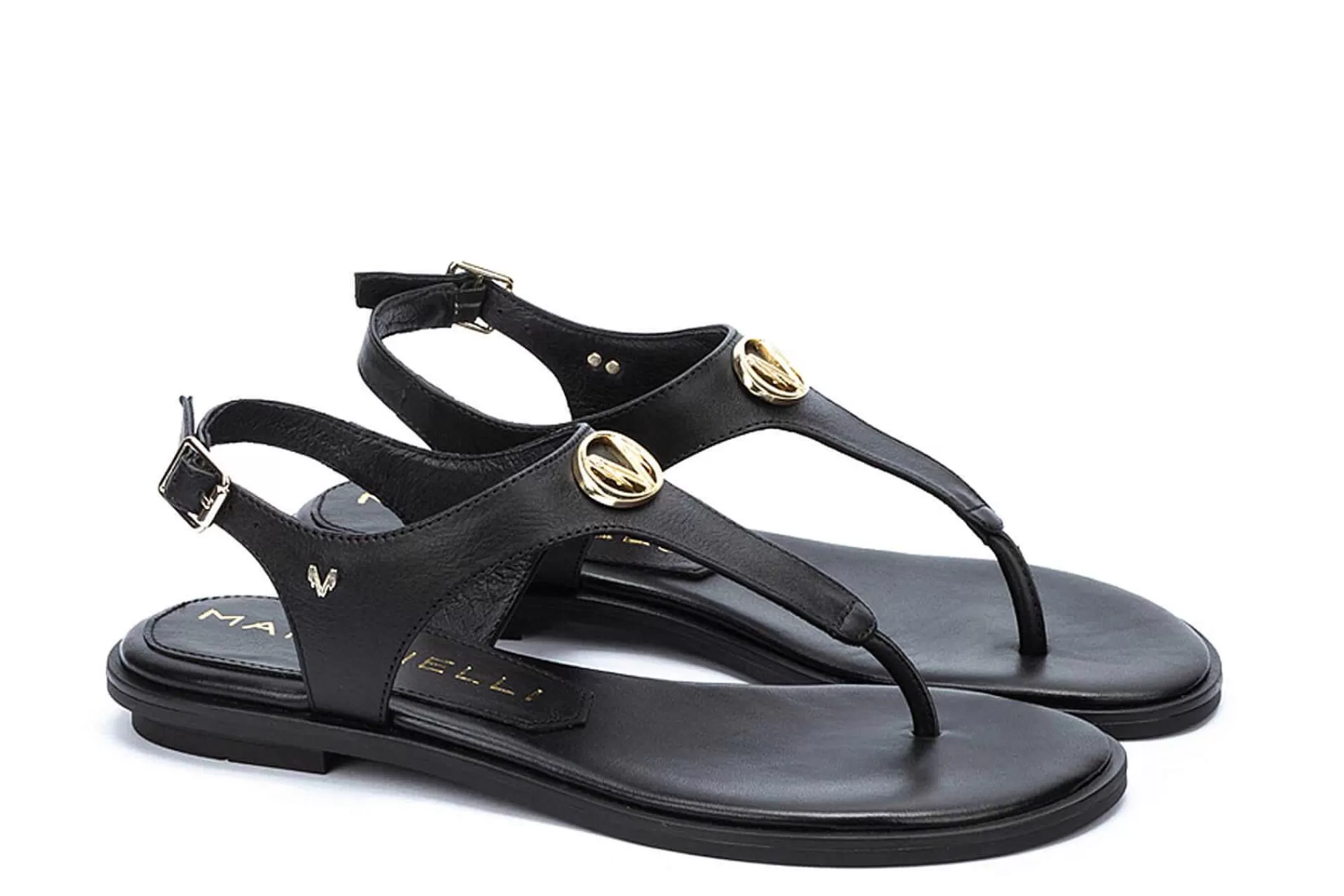 New Sandalias Planas Mazzini 1535 Mujer Sandalias