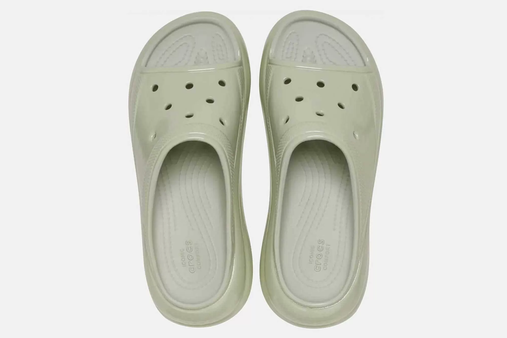 Best Sale Zuecos De Cuna Crush High Shine Slide U Mujer Zuecos Y Mules
