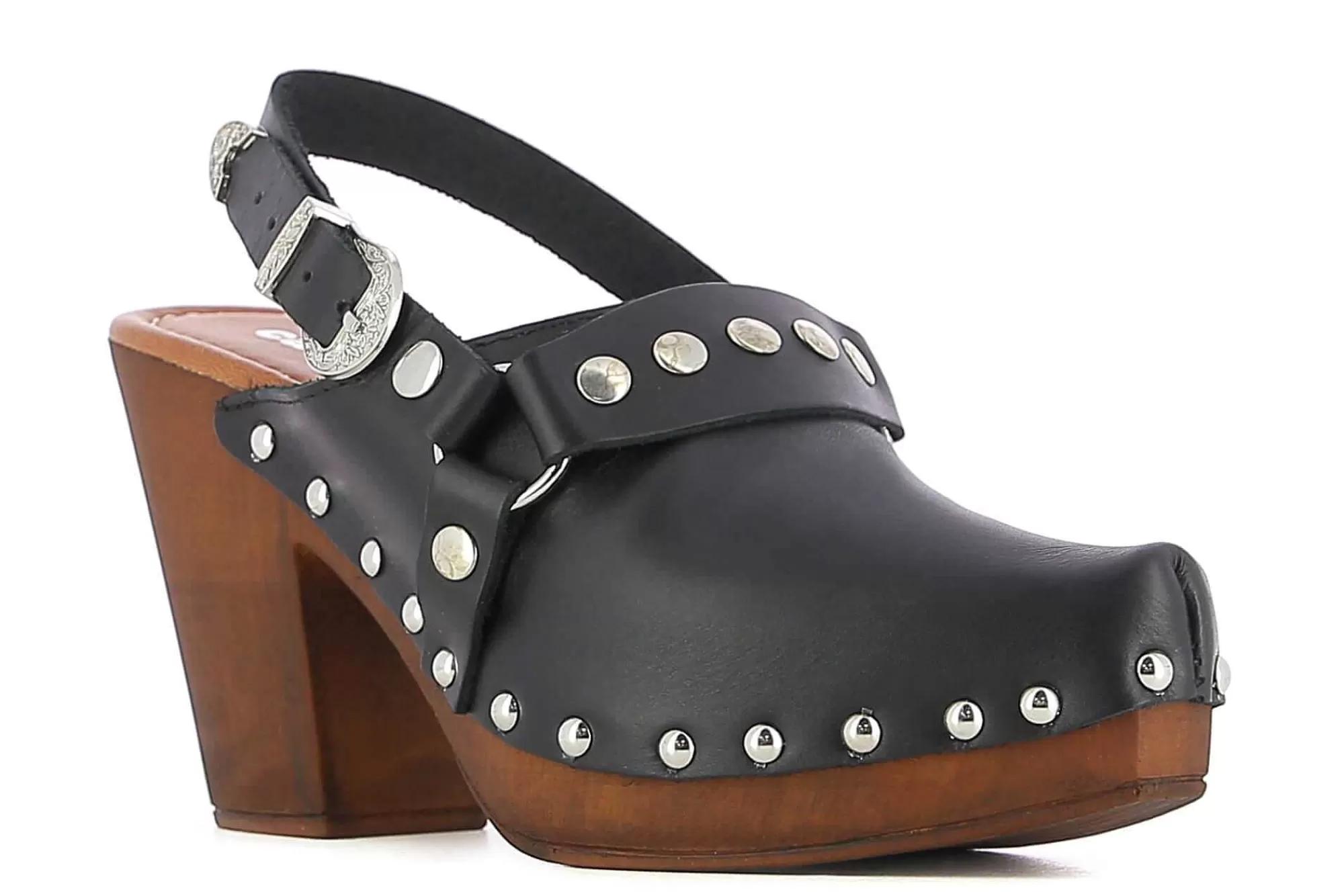 Store Zuecos De Tacon Cintra Mujer Zuecos Y Mules