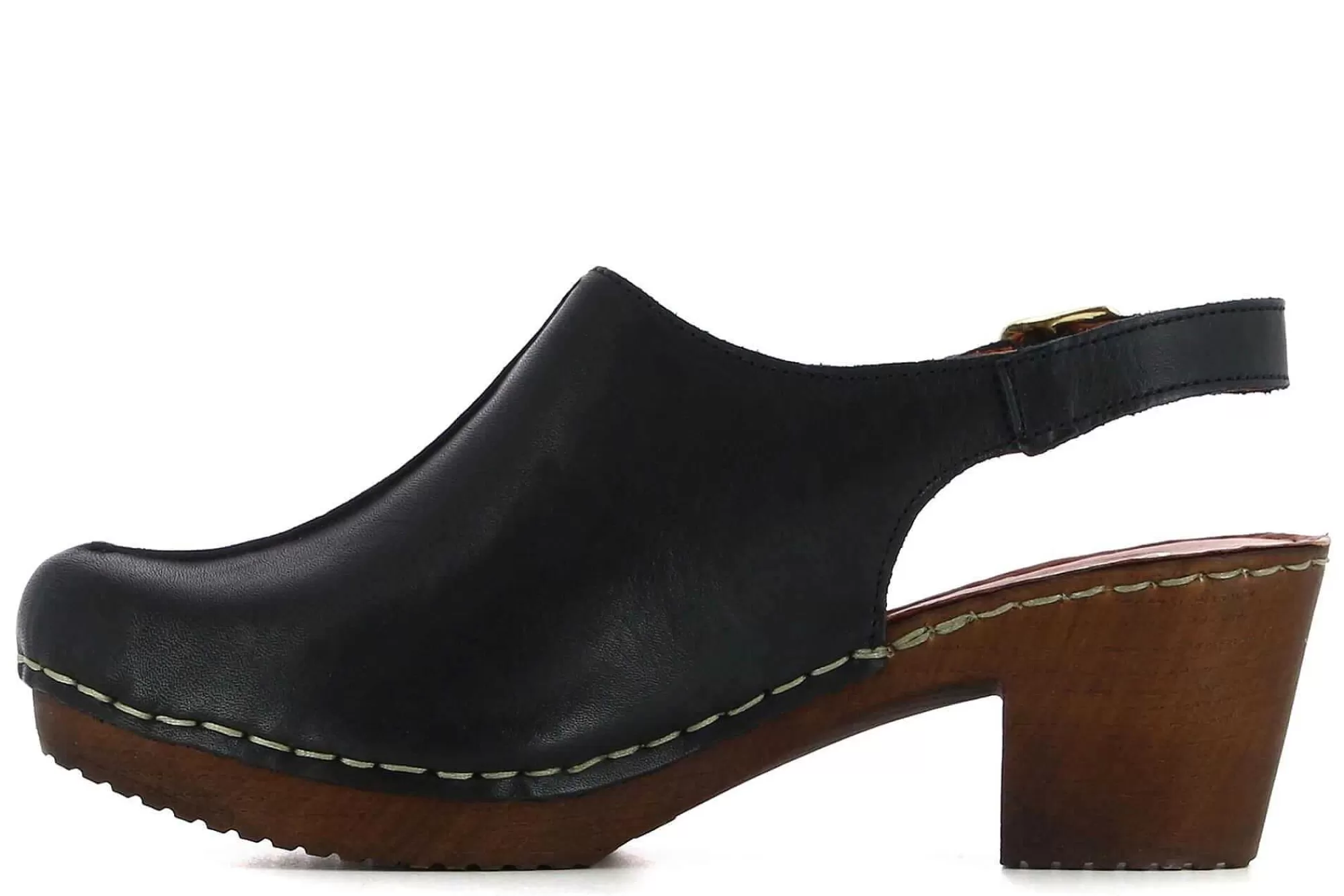 Store Zuecos De Tacon Kora Mujer Zuecos Y Mules
