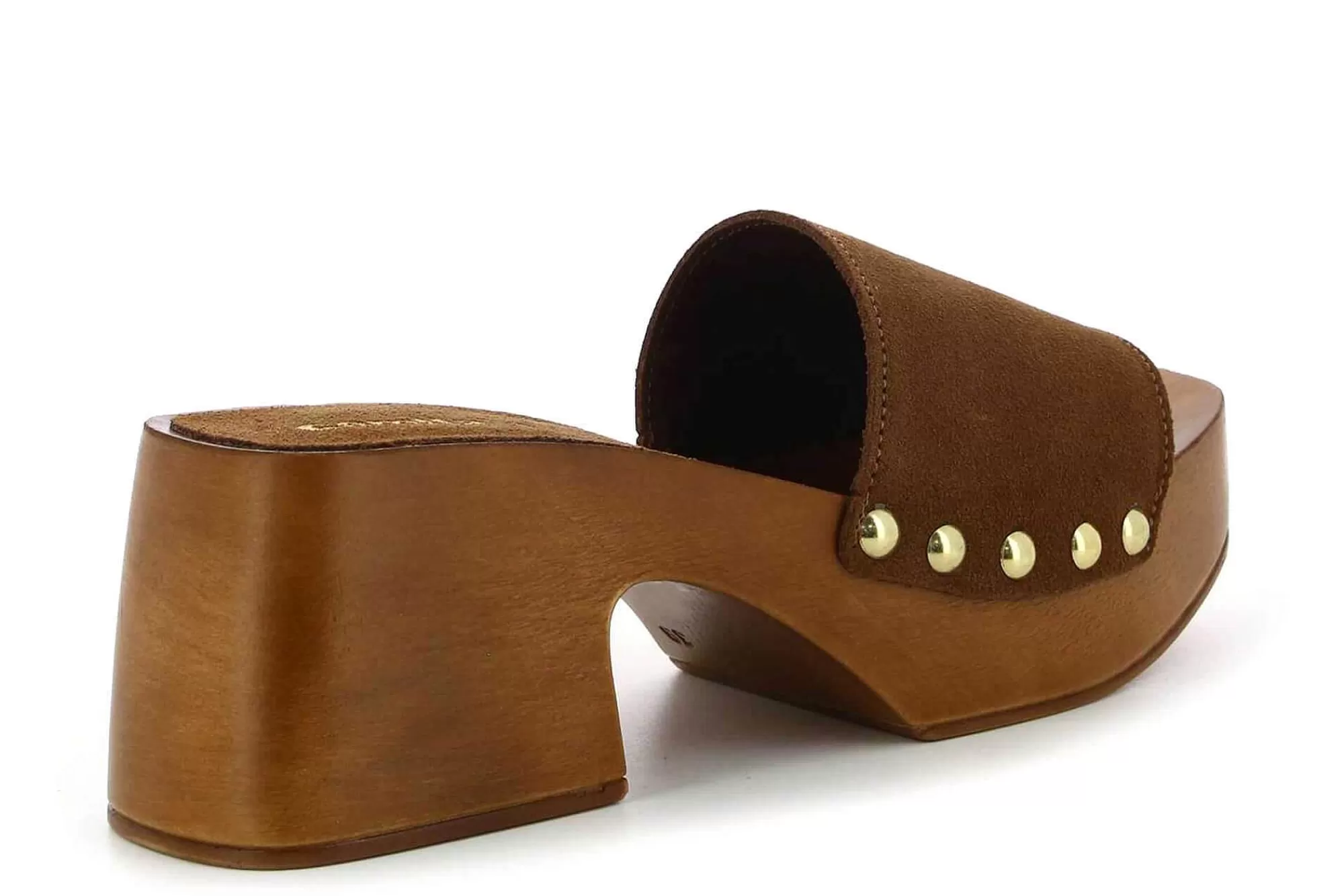 Sale Zuecos De Tacon Maga Mujer Zuecos Y Mules